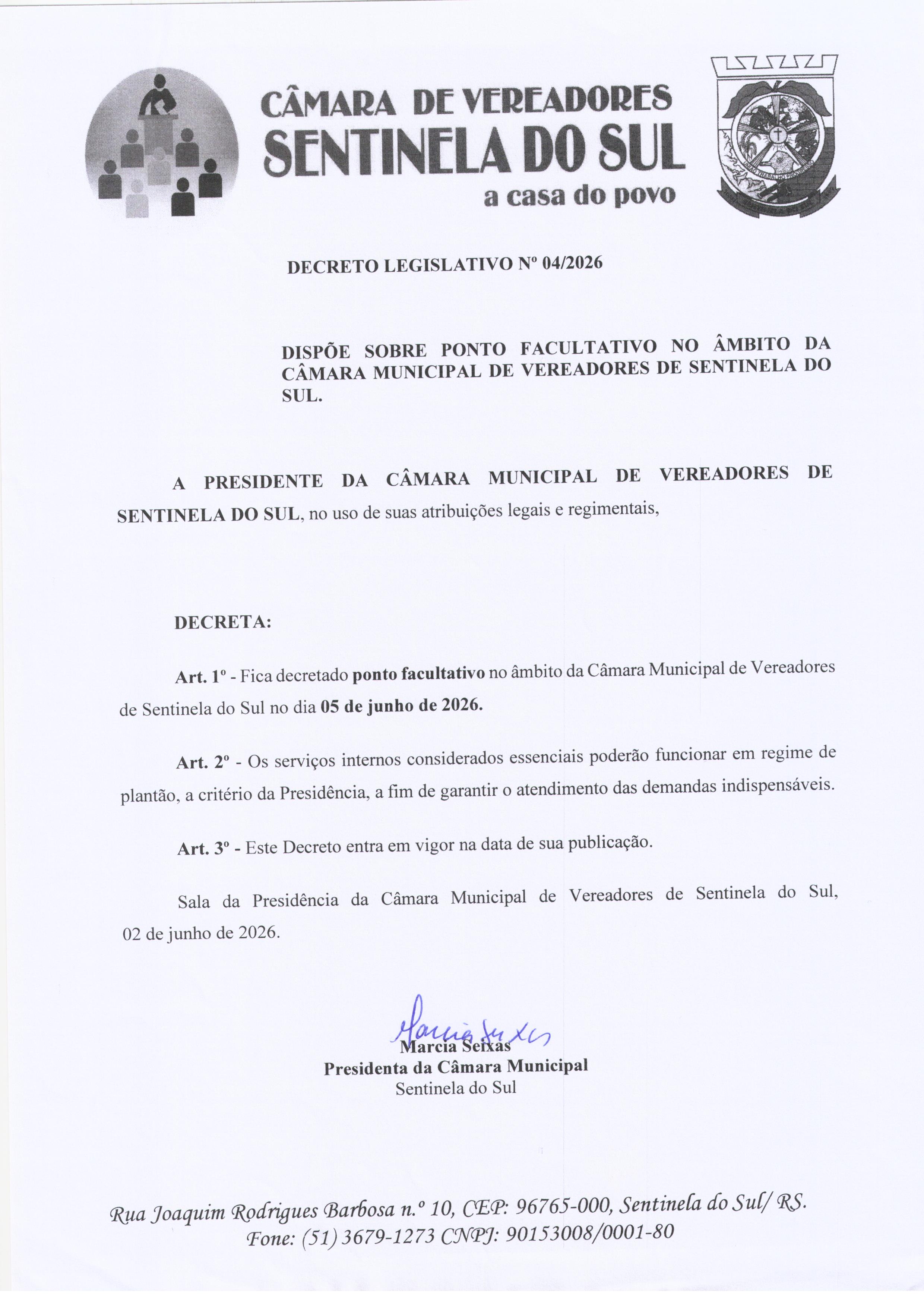 Decreto 004/2026