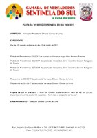 Pauta 16º Sessão Ordinária do dia 19 de junho de 2017