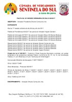 Pauta 18º Sessão Ordinária do dia 01 de agosto de 2017