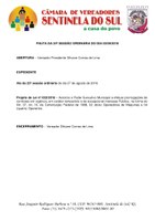 Pauta da 24° sessão ordinária do dia 03 de setembro de 2018