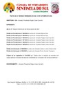 Pauta da 31º Sessão Ordinária do dia 13 de Outubro de 2025.